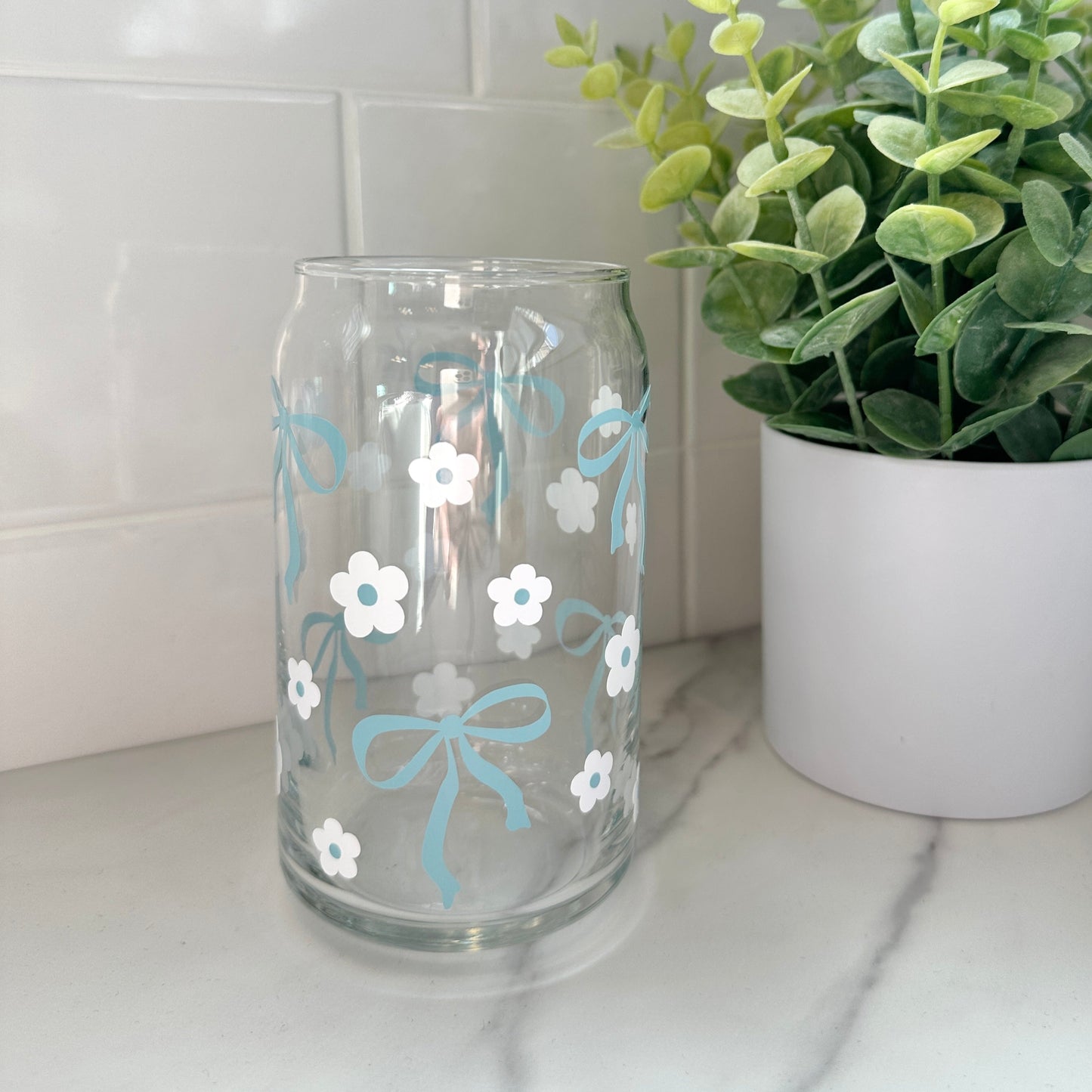 blue baby shower favor
