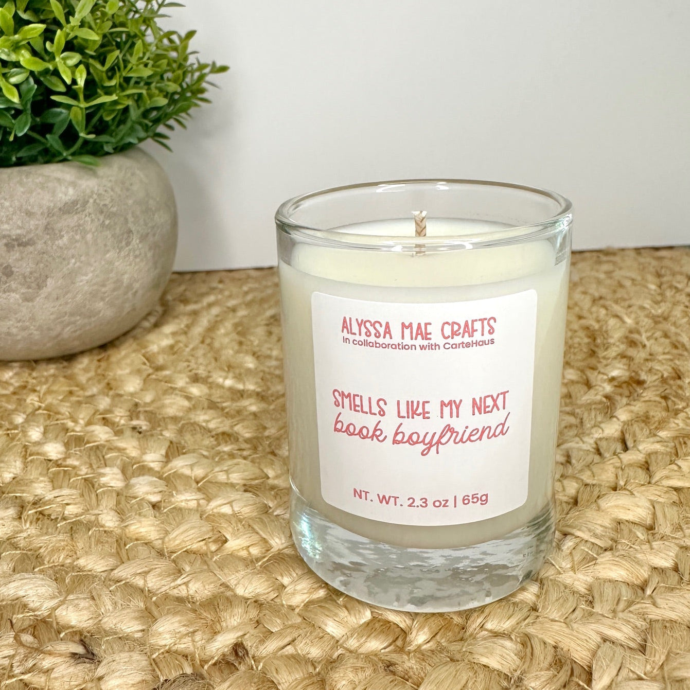 smells like my next book boyfriend candle
