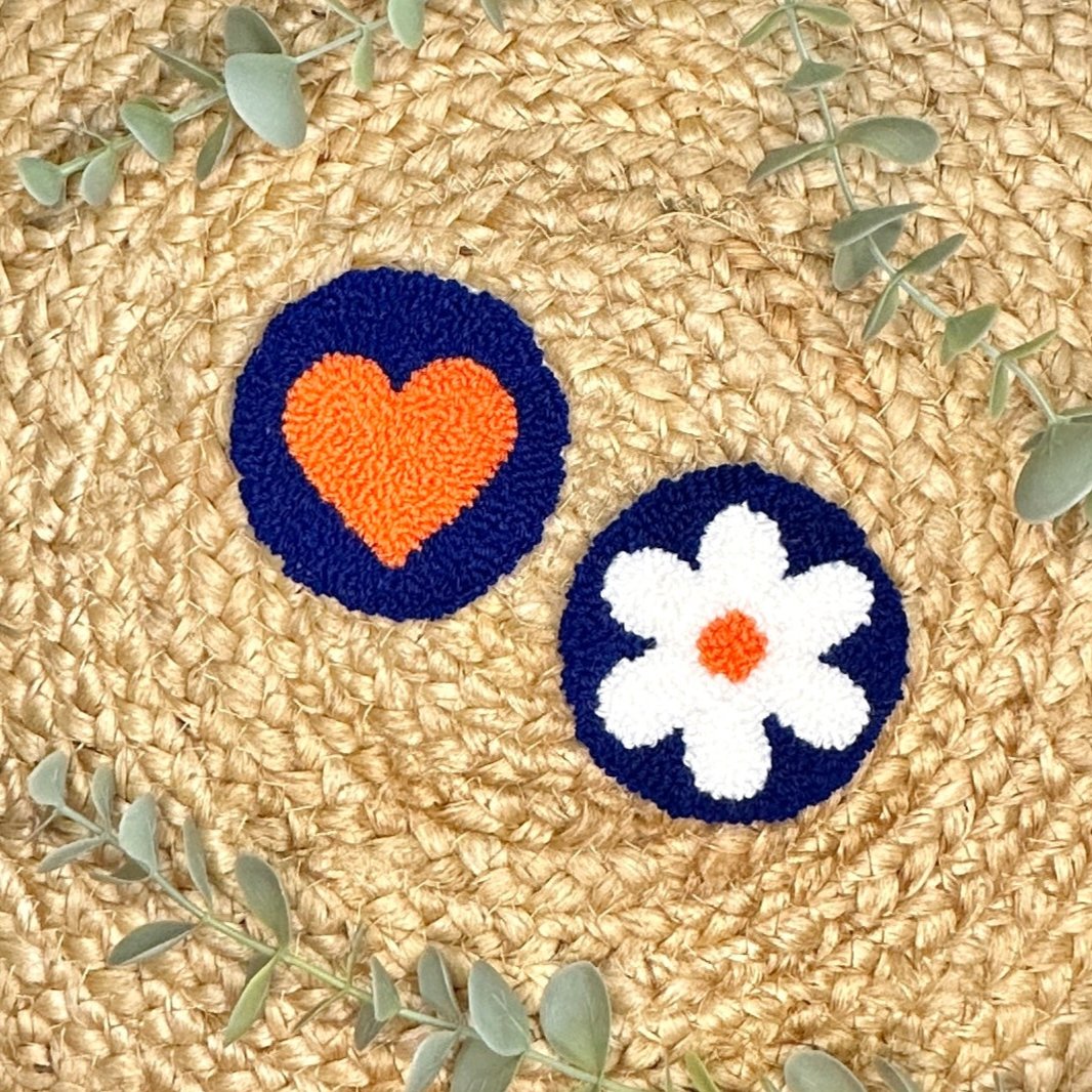 blue and orange Virginia accessories