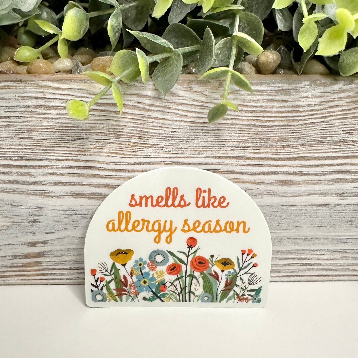 funny sticker for allergies