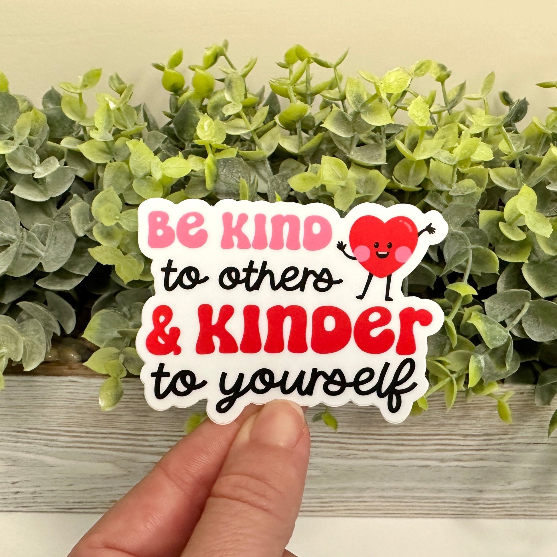 be kind sticker for water bottle