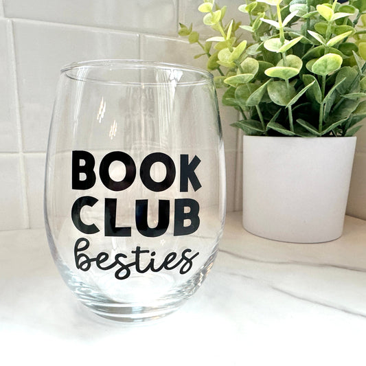 book wine glass