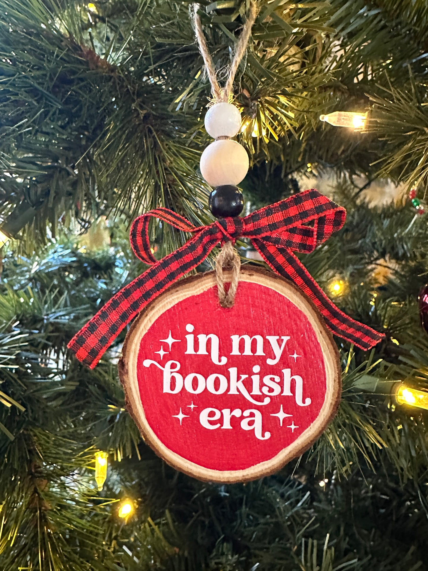 in my bookish era ornament