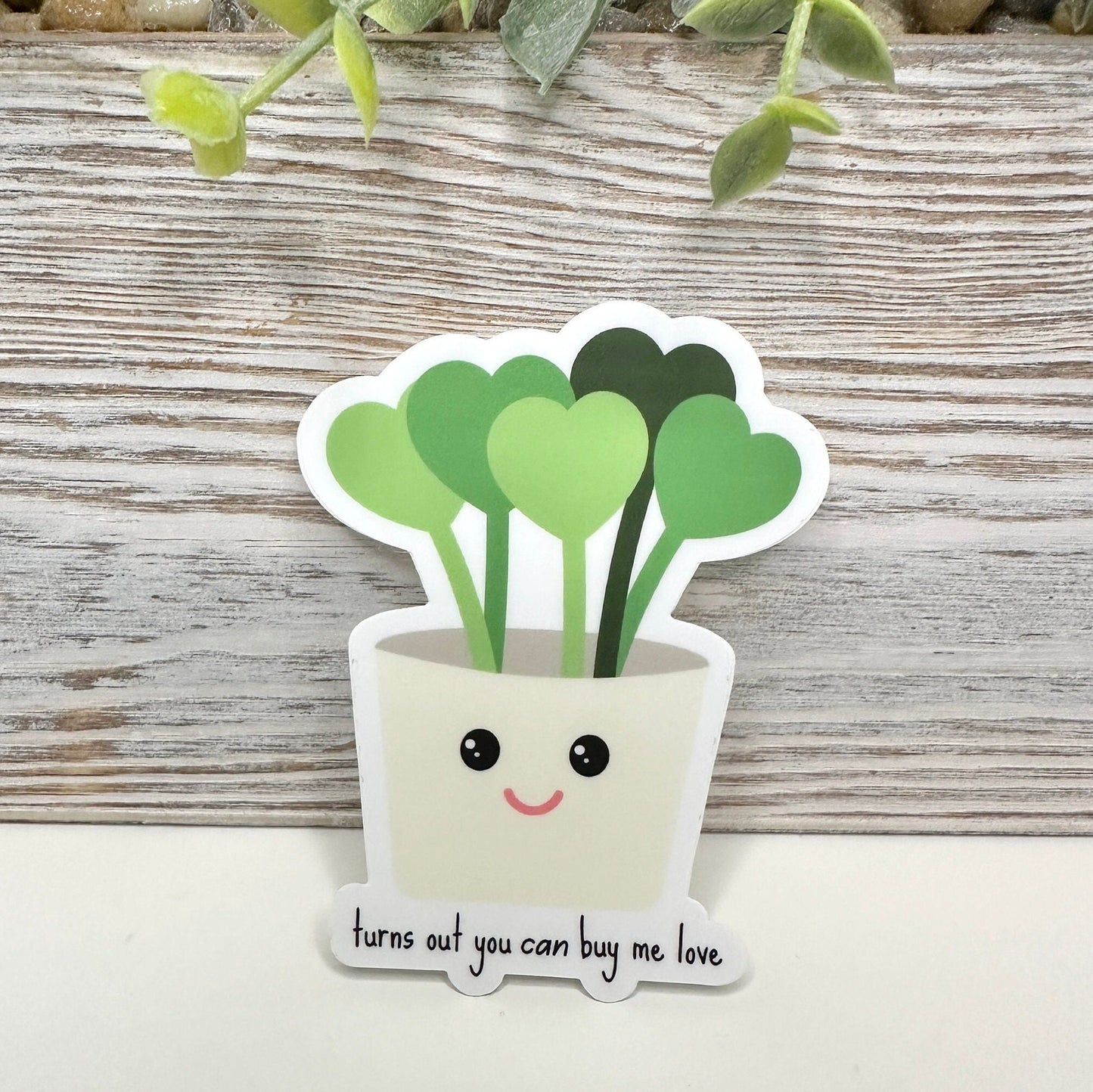 waterproof vinyl sticker for plant mama