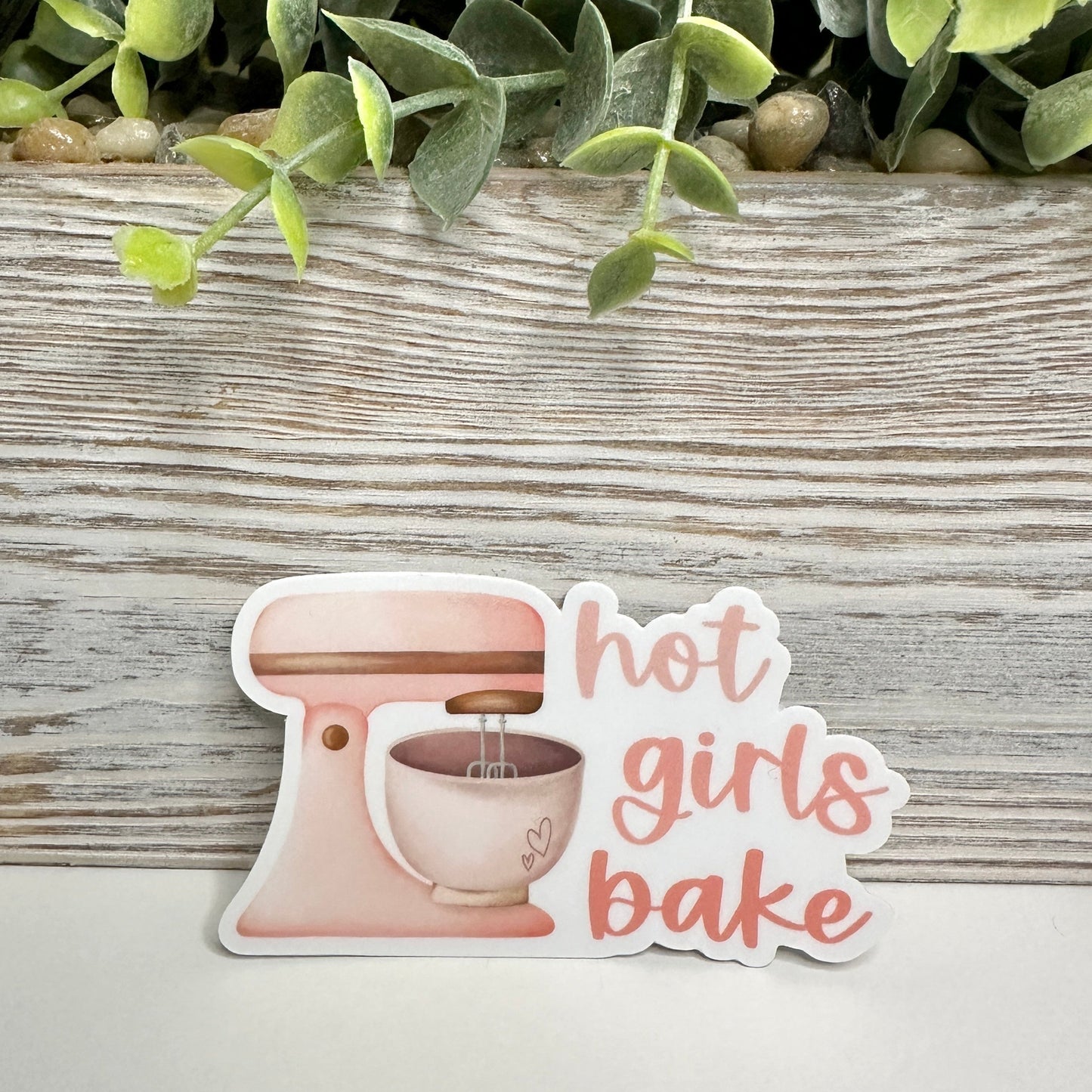 hot girls bake sticker