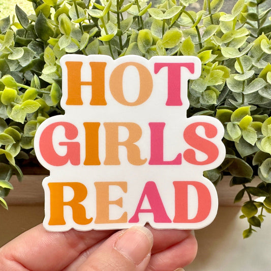 hot girls read sticker