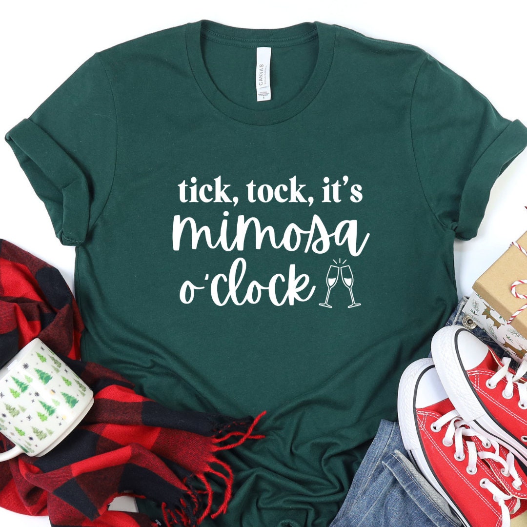 Tick Tock It's Mimosa O'Clock Shirt