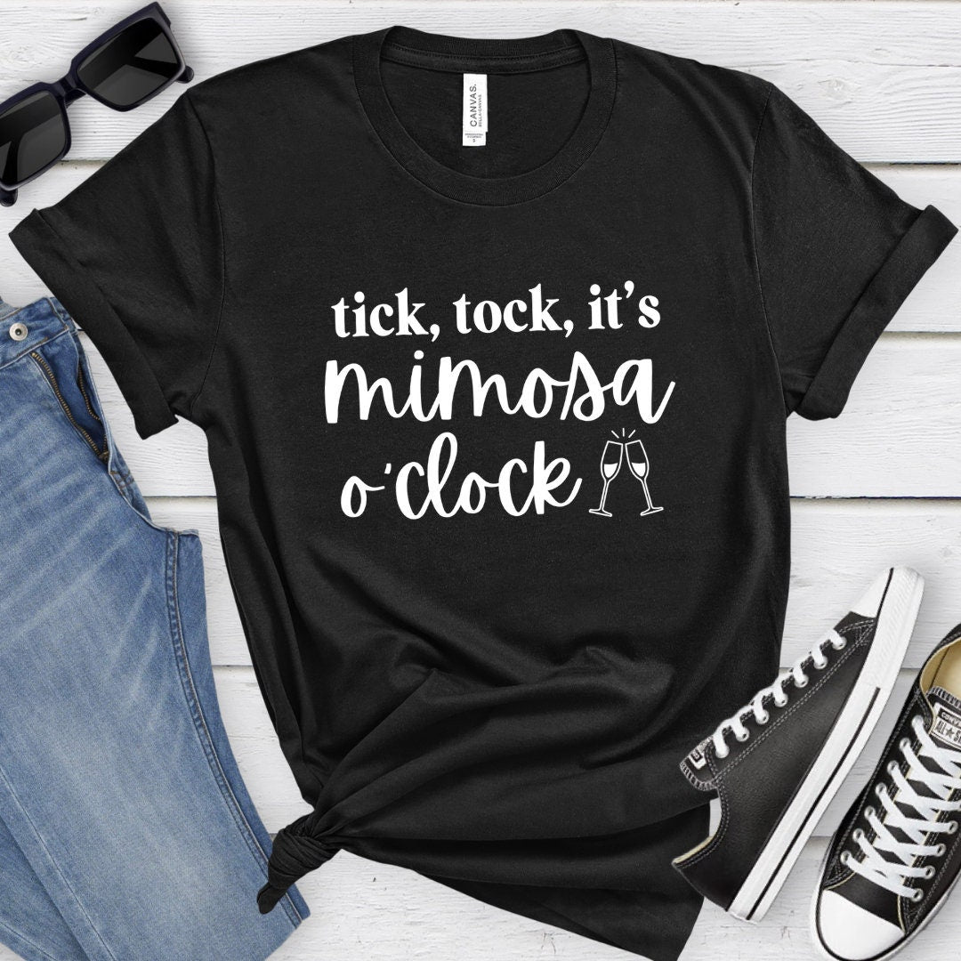 Tick Tock It's Mimosa O'Clock Shirt