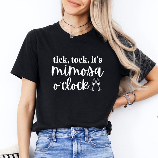 Tick Tock It's Mimosa O'Clock Shirt