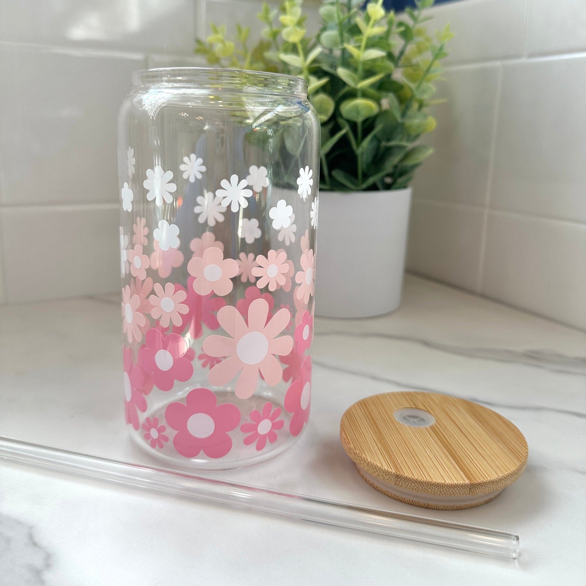 this glass cup makes a great gift for a flower girl