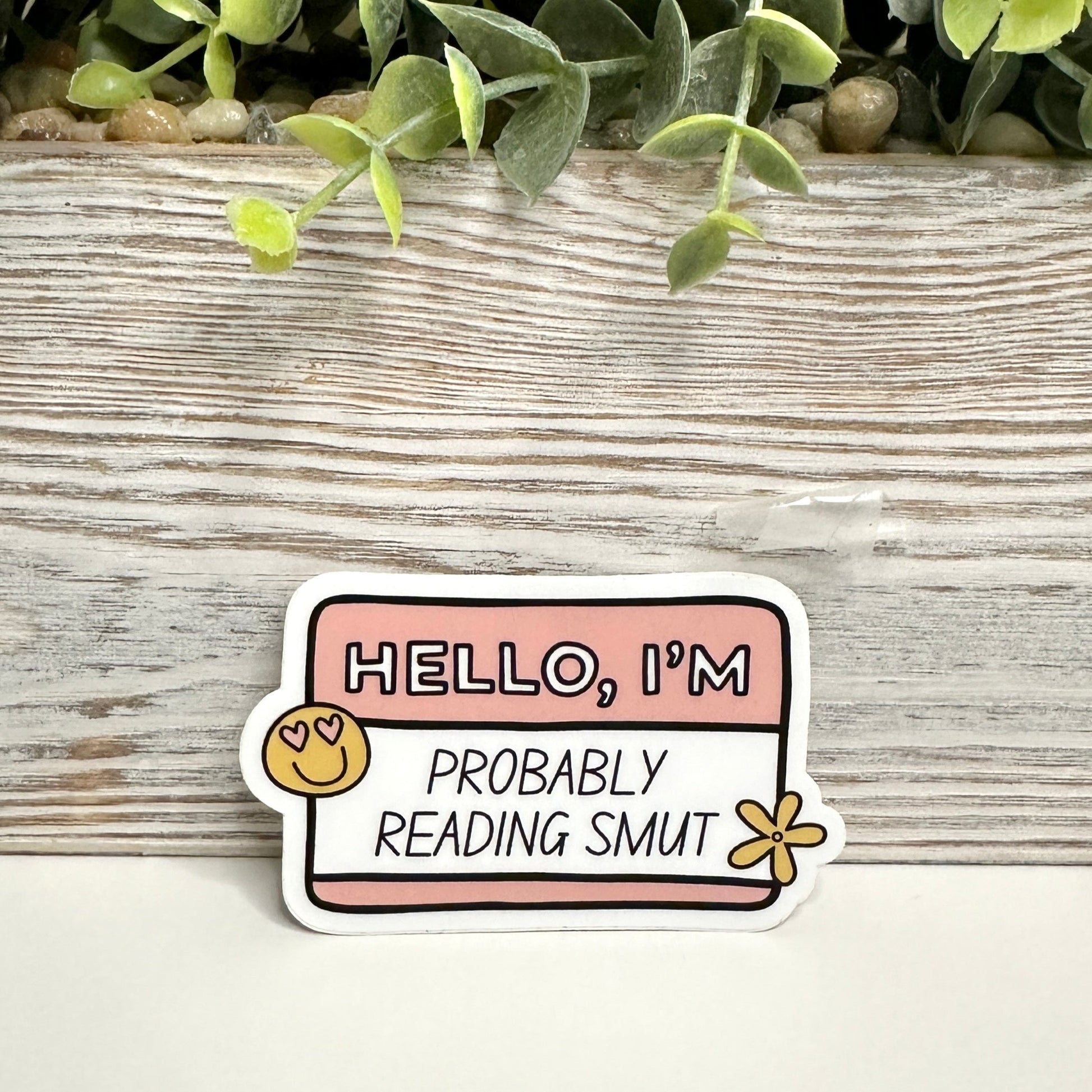 romantasy reader sticker for water bottle