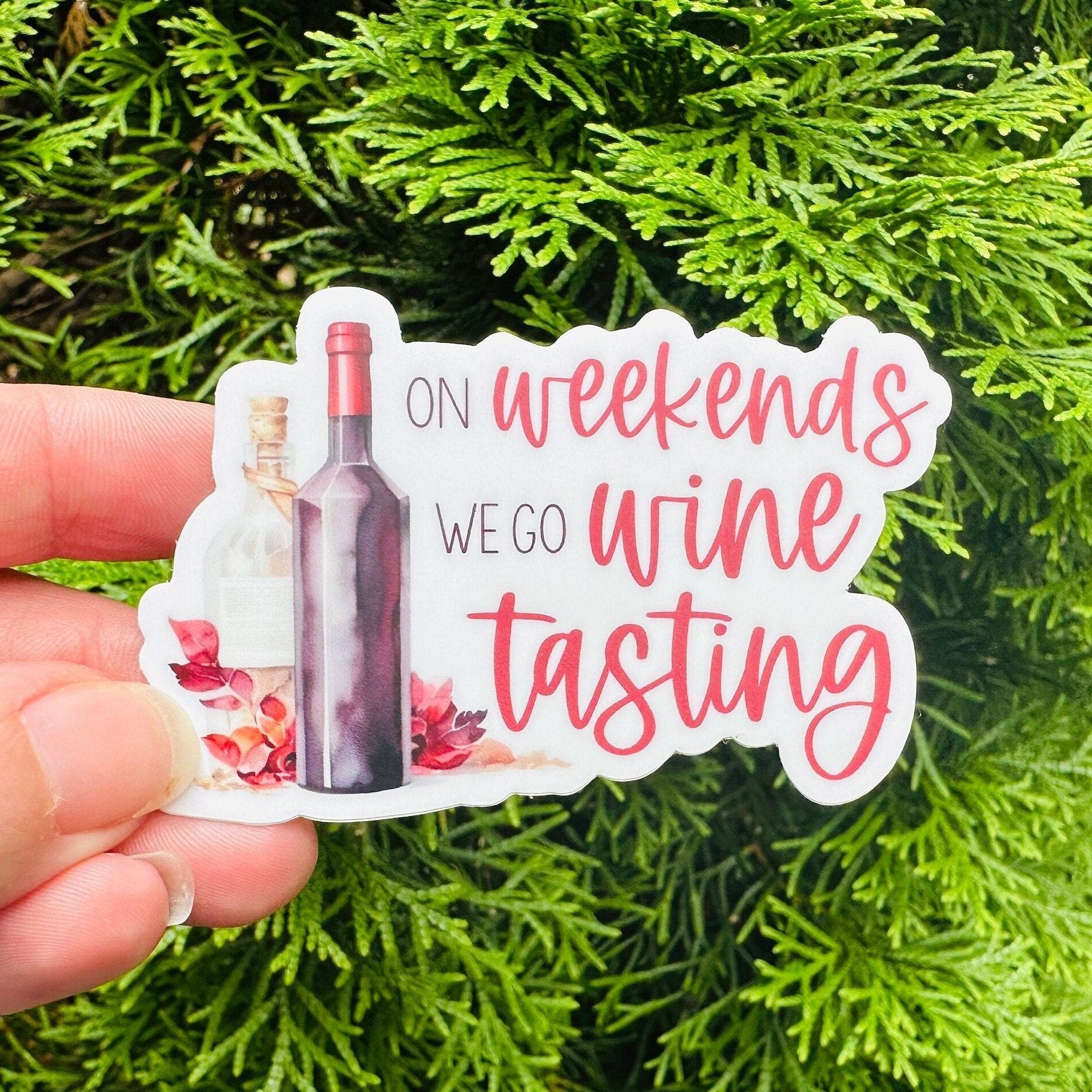 winery sticker for water bottle